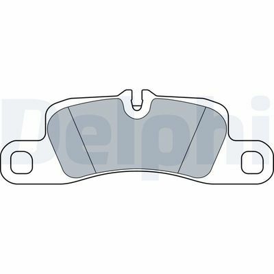 Porsche Cayenne 4.1S Dizel 2014-2018 Delphi Arka Balata NETPAR24552
