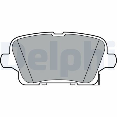 Opel Insignia B 1.5 2017-2022 Delphi Arka Balata NETPAR22955