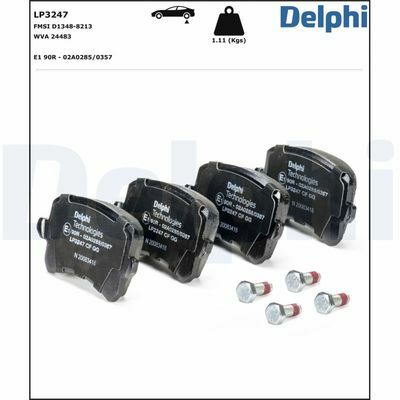 Volkswagen Scirocco 1.4TSI 2008-2017 Delphi Arka Balata NETPAR24483