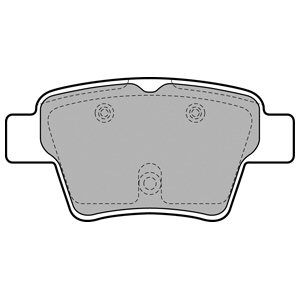 Peugeot 207 1.6 2007-2009 Delphi Arka Balata NETPAR24150