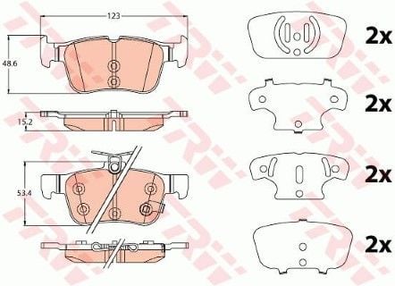 Ford Focus 4 1.5 2018-2025 TRW Arka Balata