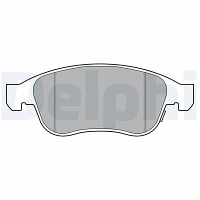 Fiat 500X 1.6MJ 2014-2021 Delphi Ön Balata NETPARLP3588