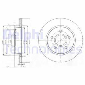 Ford Focus 2 1.6Ti-VCT 2004-2011 Delphi Arka Disk 2 Adet