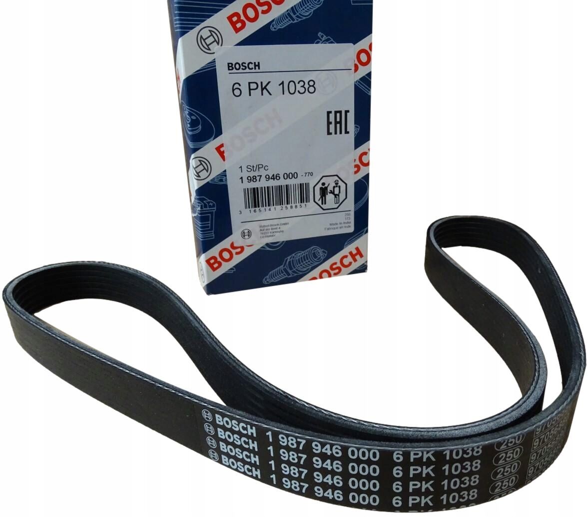 Seat Toledo 1.6 2005-2009 Bosch V Kayışı 6PK1038