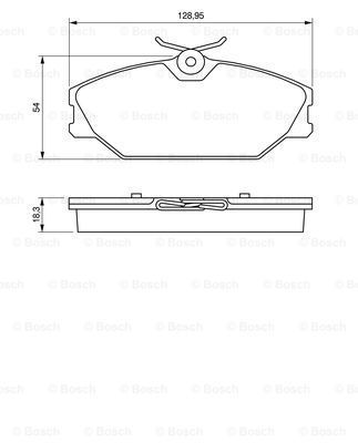 Renault Laguna 1 2.0 1999-2001 Bosch Ön Balata