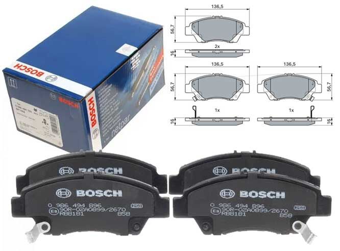 Honda Jazz 1.5 2014-2020 Bosch Ön Balata NETPAR24979
