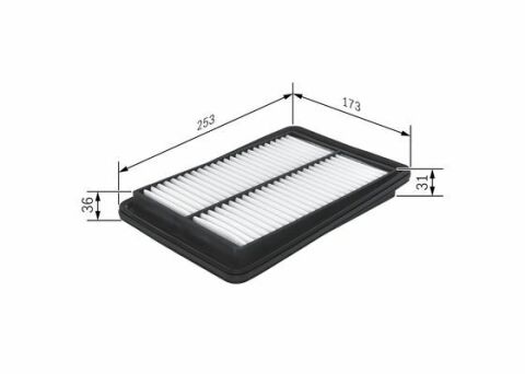 Nissan X-Trail 1.6dCi 2014-2020 Bosch Hava Filtresi S0582