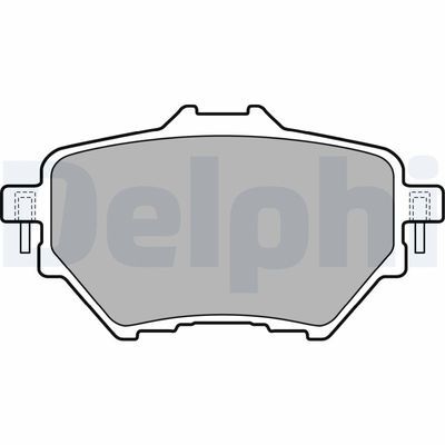 Peugeot 408 1.2 Hybrid 2025-2026 Delphi Arka Balata NETPAR25839