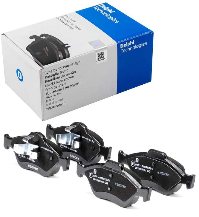 Ford Fiesta 1.6 2001-2017 Delphi Ön Balata NETPAR23202