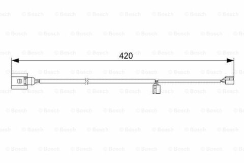 Volkswagen Touareg 2.5TDI 2003-2010 Bosch Ön Balata Fişi 420mm