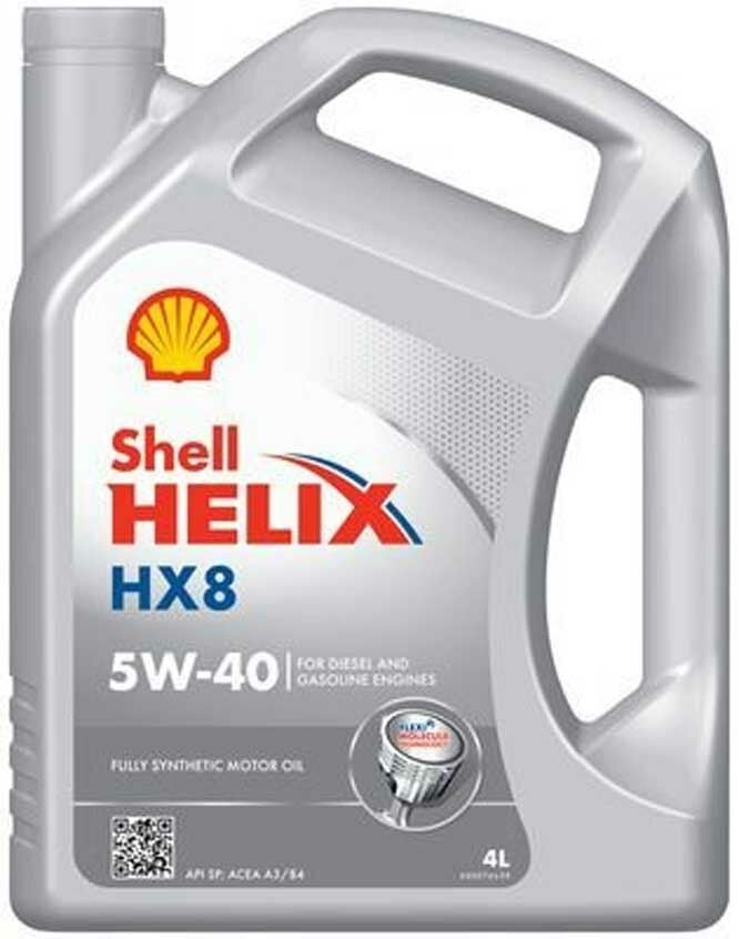 Shell HX8 5W40 Motor Yağı SN A3/B4 4 Litre Ü.T 29/07/2025