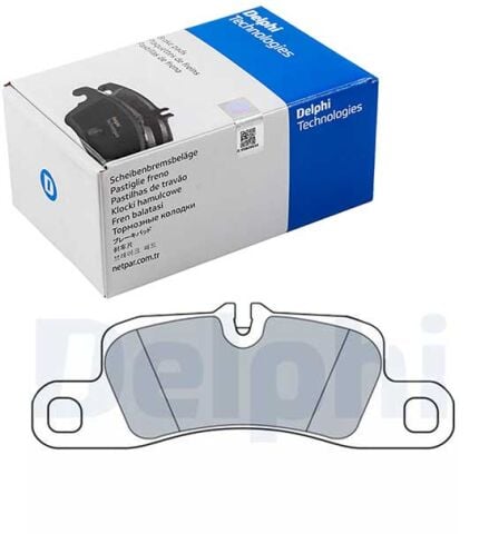 Porsche Cayenne 3.0d 2014-2017 Delphi Arka Balata NETPAR24552