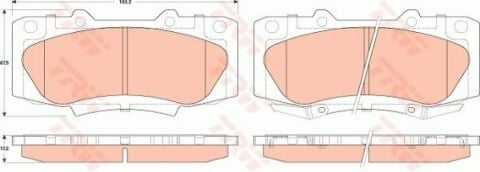 Toyota Hilux 2.5D4D 2005-2015 TRW Ön Balata