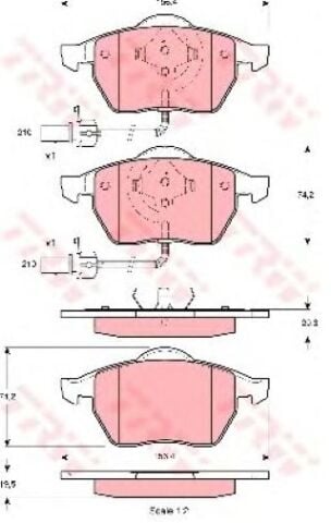 Audi A6 2.0TDI 2005-2008 TRW On Balata