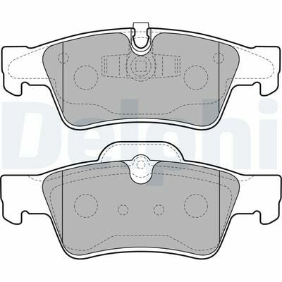 Mercedes ML Serisi (164) ML280CDI 3.0	 2005-2009 Delphi Arka Balata NETPAR23924