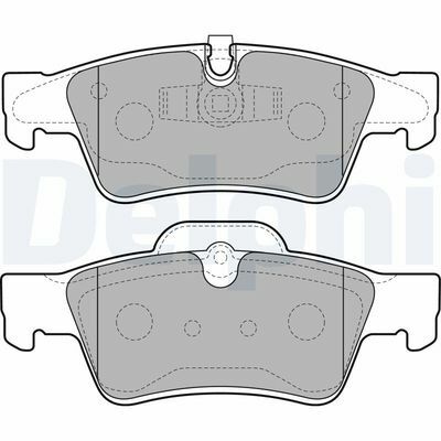 Mercedes ML Serisi (164) ML350 3.5	 2005-2011 Delphi Arka Balata NETPAR23924