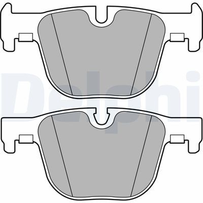 BMW 3 F30 330d 3.0 2012-2018 Delphi Arka Balata NETPAR25515
