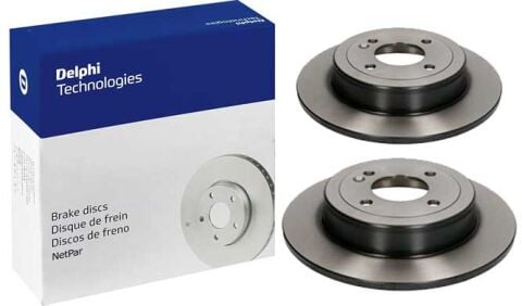 Kia Rio 1.4CRDi 2011-2017 Delphi Arka Disk 262mm 2 Adet