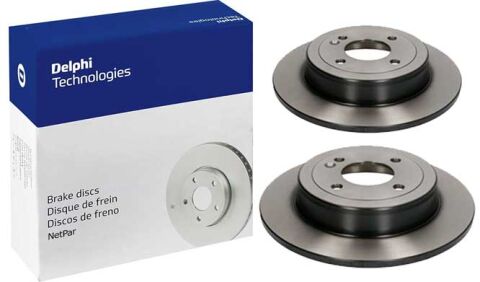 Kia Rio 1.25 2011-2021 Delphi Arka Disk 262mm 2 Adet