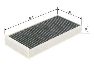 BMW 2 F45 	216d 1.5 2014-2021 Bosch Karbonlu Polen Filtresi