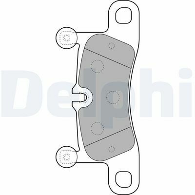 Porsche Cayenne 4.1S Dizel	 2014-2018 Delphi Arka Balata NETPAR24721