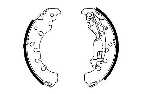 Opel Corsa D 1.3CDTI 2006-2010 Bosch Kampana Balata 38mm