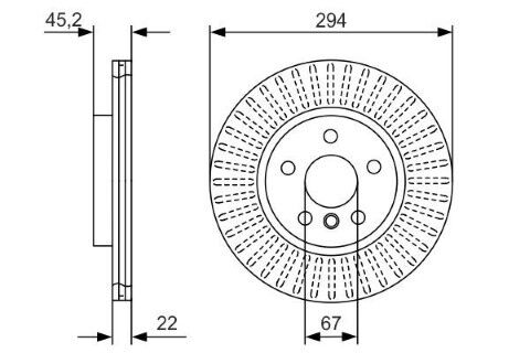 BMW 2 F45 	216d 1.5 2014-2021 Bosch Ön Disk 2 Adet