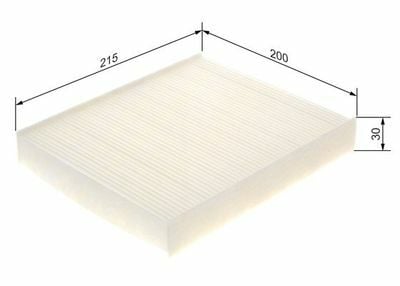 Mitsubishi Eclipse Cross 1.5MIVEC 2017-2021 Bosch Polen Filtresi B5004