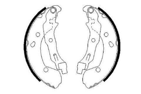 Renault Modus 1.5dCi 65-63 kw 2004-2011 Bosch Kampana Balata NETPAR7668 (K9K)