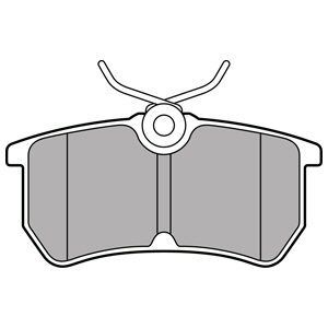 Ford Fiesta 1.6 2001-2017 Delphi Arka Balata NETPAR2480