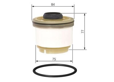 Mitsubishi L200 2.3DI-D 2019-2021 Bosch Mazot Filtresi NETPAR2115