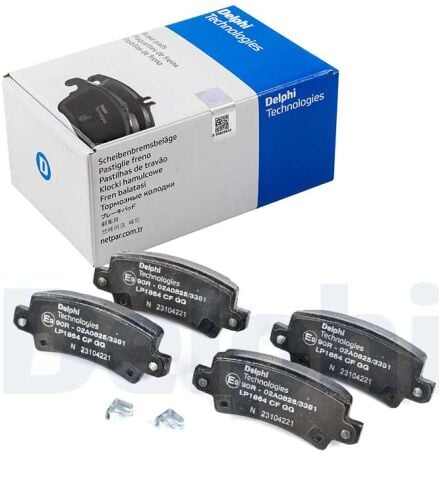 Toyota Corolla 1.4D4D 66 kw 2002-2019 Delphi Arka Balata NETPAR23816 (1ND)