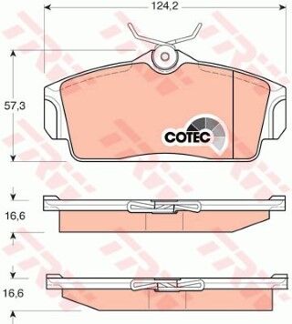 Nissan Almera 1.8 2000-2006 TRW Ön Balata