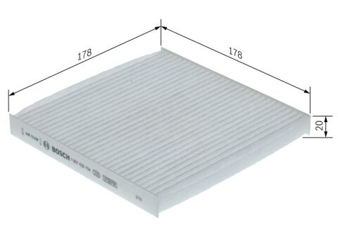 Hyundai i10 1.2 2020-2025 Bosch Polen Filtresi