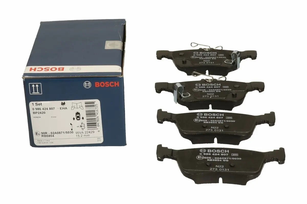Honda Civic 1.6i-DTEC 2018-2020 Bosch Arka Balata NETPAR22429