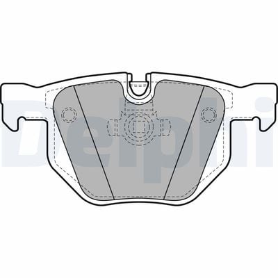 BMW X5 E70 xD 30d 3.0 2008-2013 Delphi Arka Balata NETPAR23737