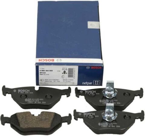 BMW 5 E39 540i 4.4 1996-2004 Bosch Arka Balata NETPAR21690