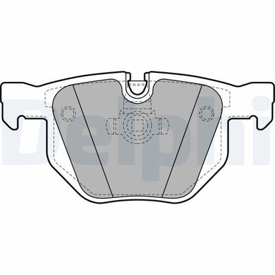 BMW 5 E60 520d 2.0 2005-2010 Delphi Arka Balata NETPAR23737