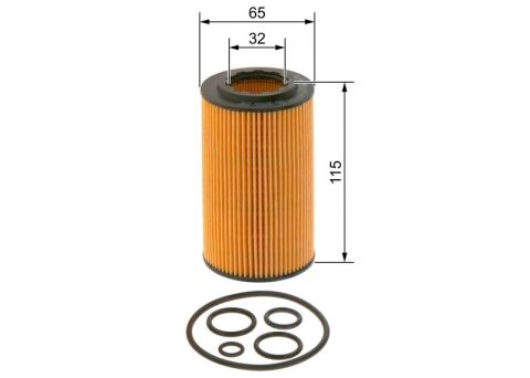 Mercedes C Serisi (203) C230 2.5 2005-2008 Bosch 3'lü Filtre Seti