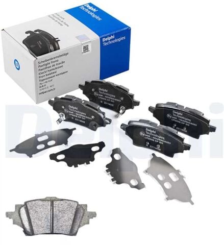 Toyota Corolla 1.6VVTi 97 kw 2019-2021 Delphi Arka Balata NETPAR26155 (1ZR)