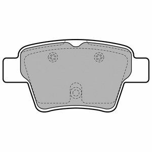 Citroen C4 1.6 2008-2010 Delphi Arka Balata NETPAR24150