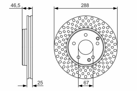 Mercedes E Serisi (210) E200 2.0 Kompressor 2000-2002 Bosch Ön Disk 288mm 2 Adet