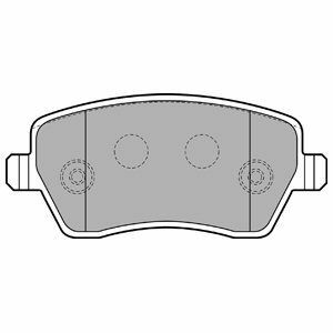 Renault ZOE  2016-2021 Delphi Ön Balata NETPAR23973