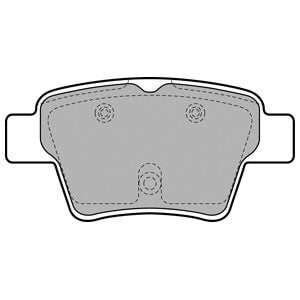 Peugeot 207 1.6 2007-2009 Delphi Arka Balata NETPAR24150