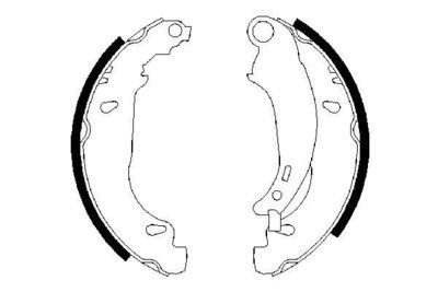 Peugeot 206 1.4HDI 2001-2009 Bosch Kampana Balata