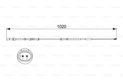 BMW X5 F15 sD 25d 2.0 2013-2015 Bosch Ön Balata Fişi
