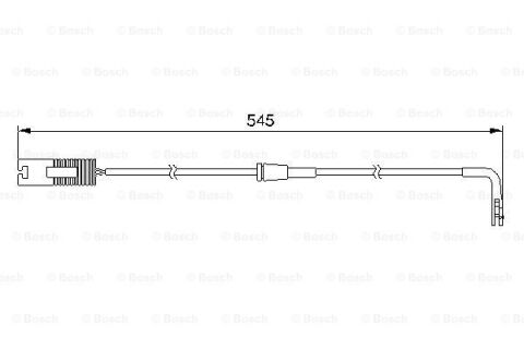 BMW 5 E39 520d 2.0 2000-2004 Bosch Arka Balata Fişi