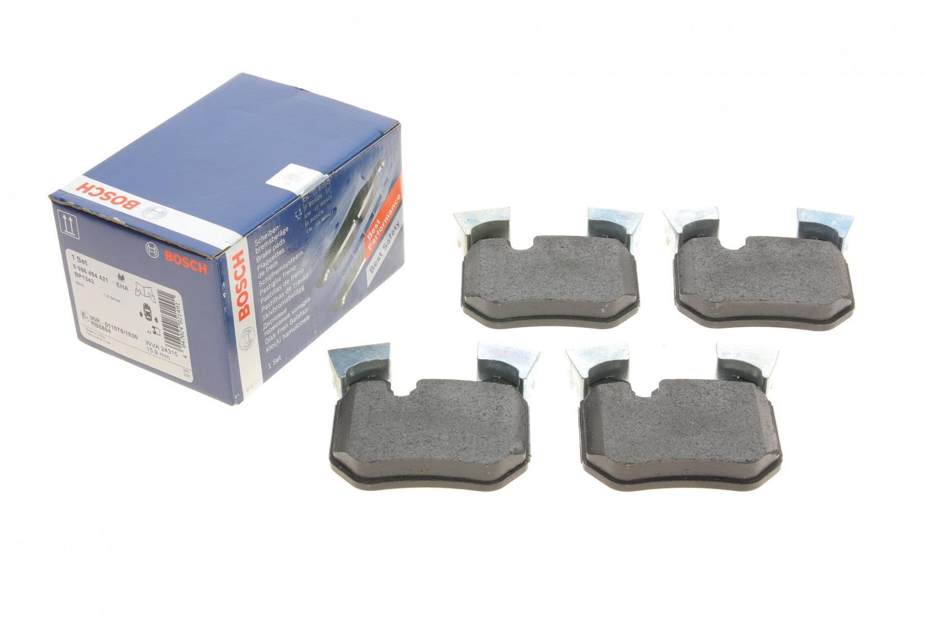 BMW 3 E90 330d 3.0 2008-2011 Bosch Arka Balata NETPAR24315