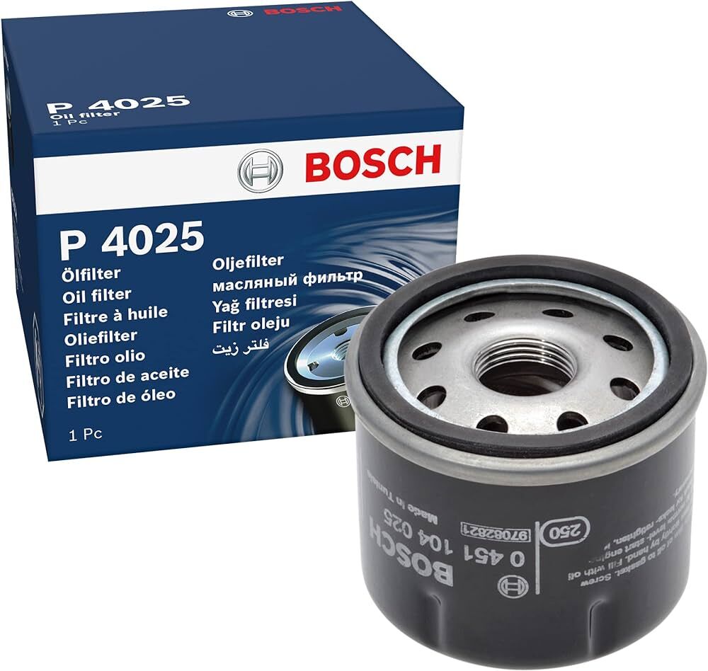 Renault Symbol 1.2 2001-2016 Bosch Yağ Filtresi (D4F)