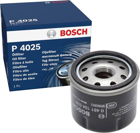 Renault Symbol 1.2 2001-2016 Bosch Yağ Filtresi (D4F)